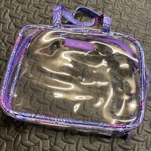 Vera Bradley clear cosmetic bag